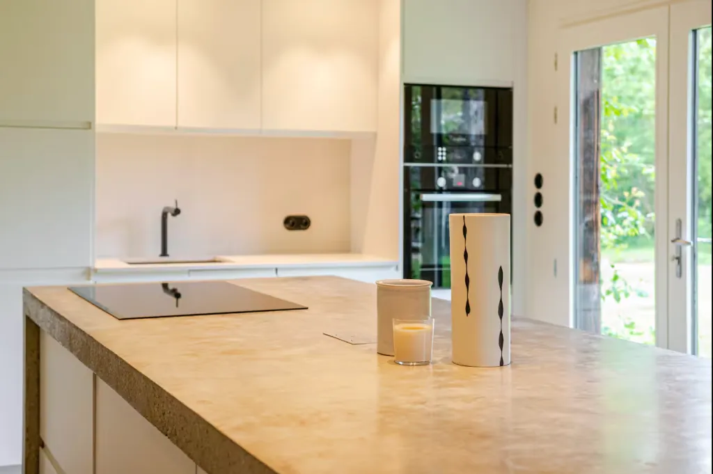 Cuisine équipée gîte grande capacité Omonville