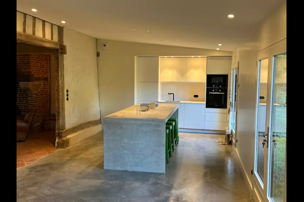 Détail architecture colombages normands