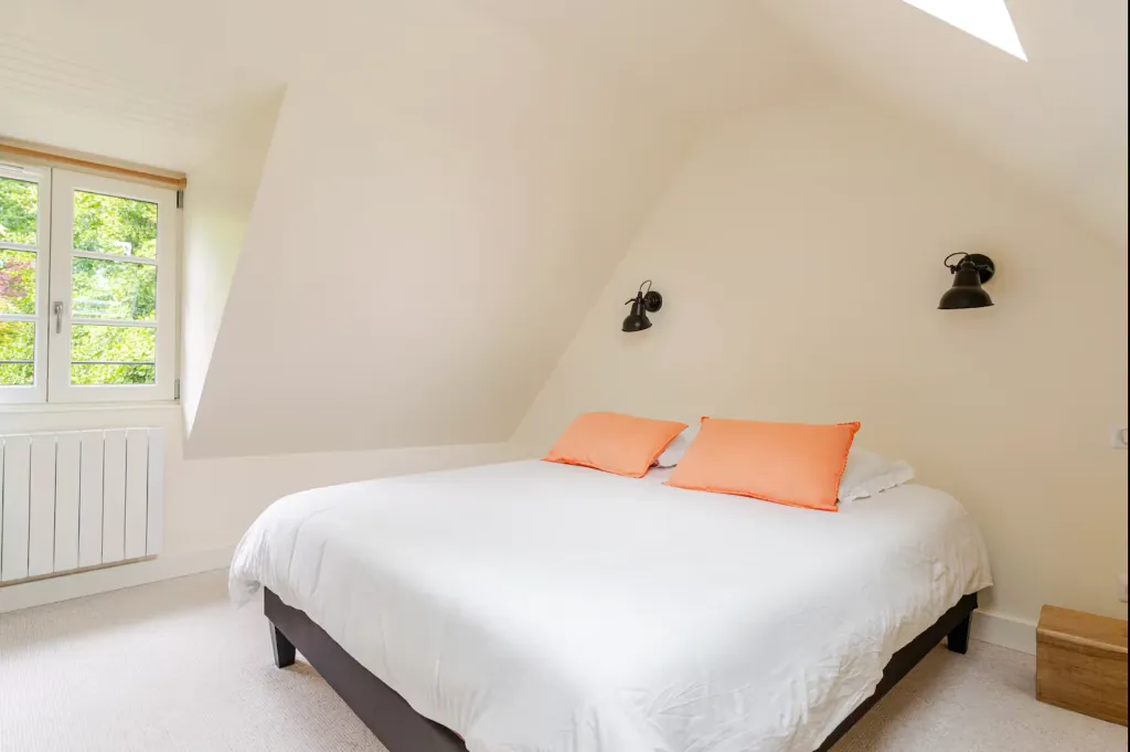 Escalier bois design intérieur gîte charme