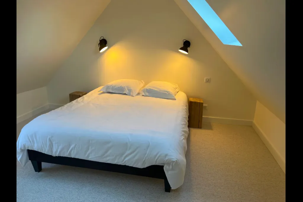 Façade briques et silex typique Pays de Caux